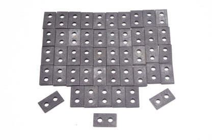 Woody's HP-3100 Double Gold Digger Hooker Stud Plates 1"x5/8" Kit NOS