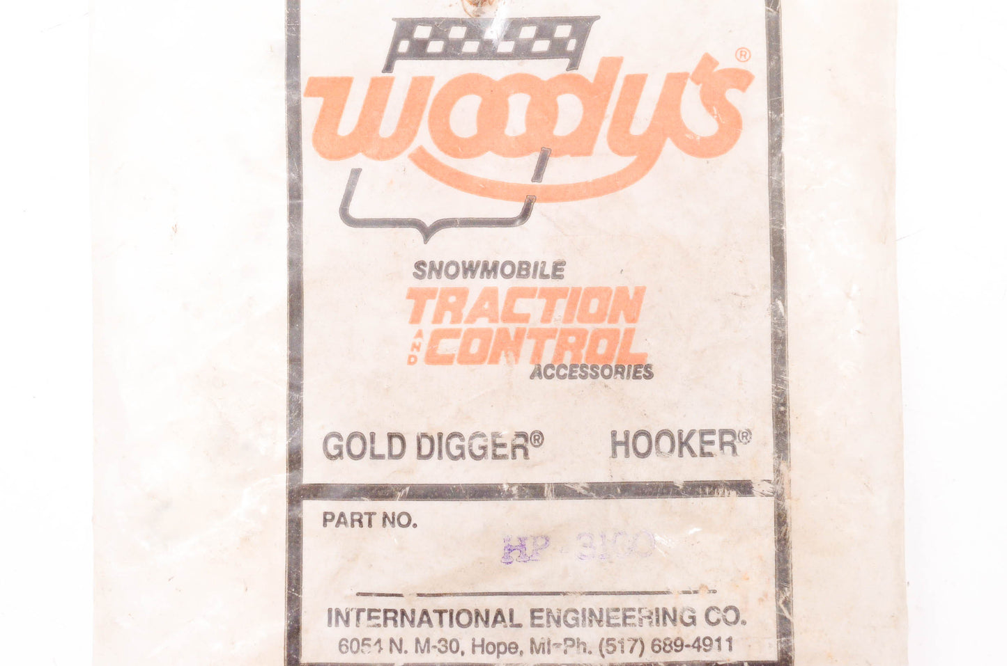 Woody's HP-3100 Double Gold Digger Hooker Stud Plates 1"x5/8" Kit NOS