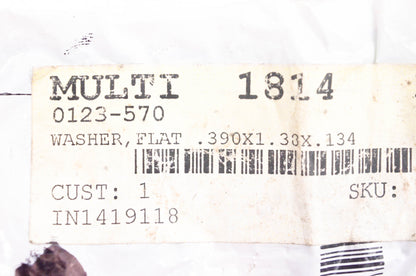 New OEM Arctic Cat 0123-570 Flat Washer .390X1.38X.134 NOS