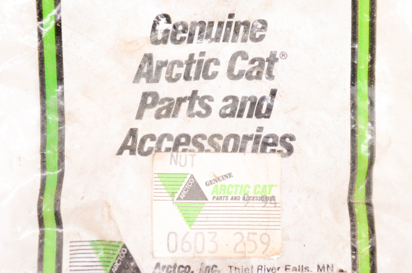 New OEM Arctic Cat 0603-259 Spring Retainer Nut NOS