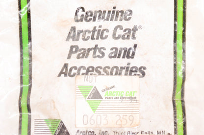 New OEM Arctic Cat 0603-259 Spring Retainer Nut NOS