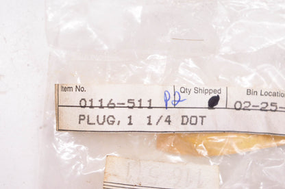 New OEM Arctic Cat 0116-511 Plugs 1-1/4" Qty 2 NOS