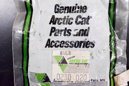 New OEM Arctic Cat 0230-020 T-10 Wedge Base Bulbs 12 V 3.4 W Qty 3 NOS