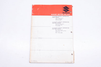 OEM Suzuki 1973 MT50 Parts Catalogue