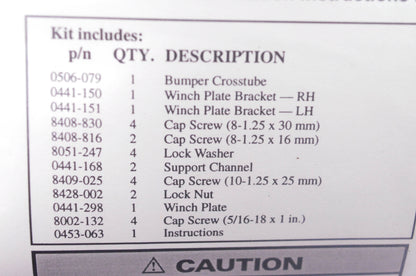 New OEM Arctic Cat 0436-117 Winch Mount Kit NOS