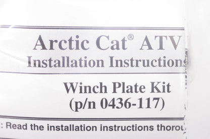 New OEM Arctic Cat 0436-117 Winch Mount Kit NOS