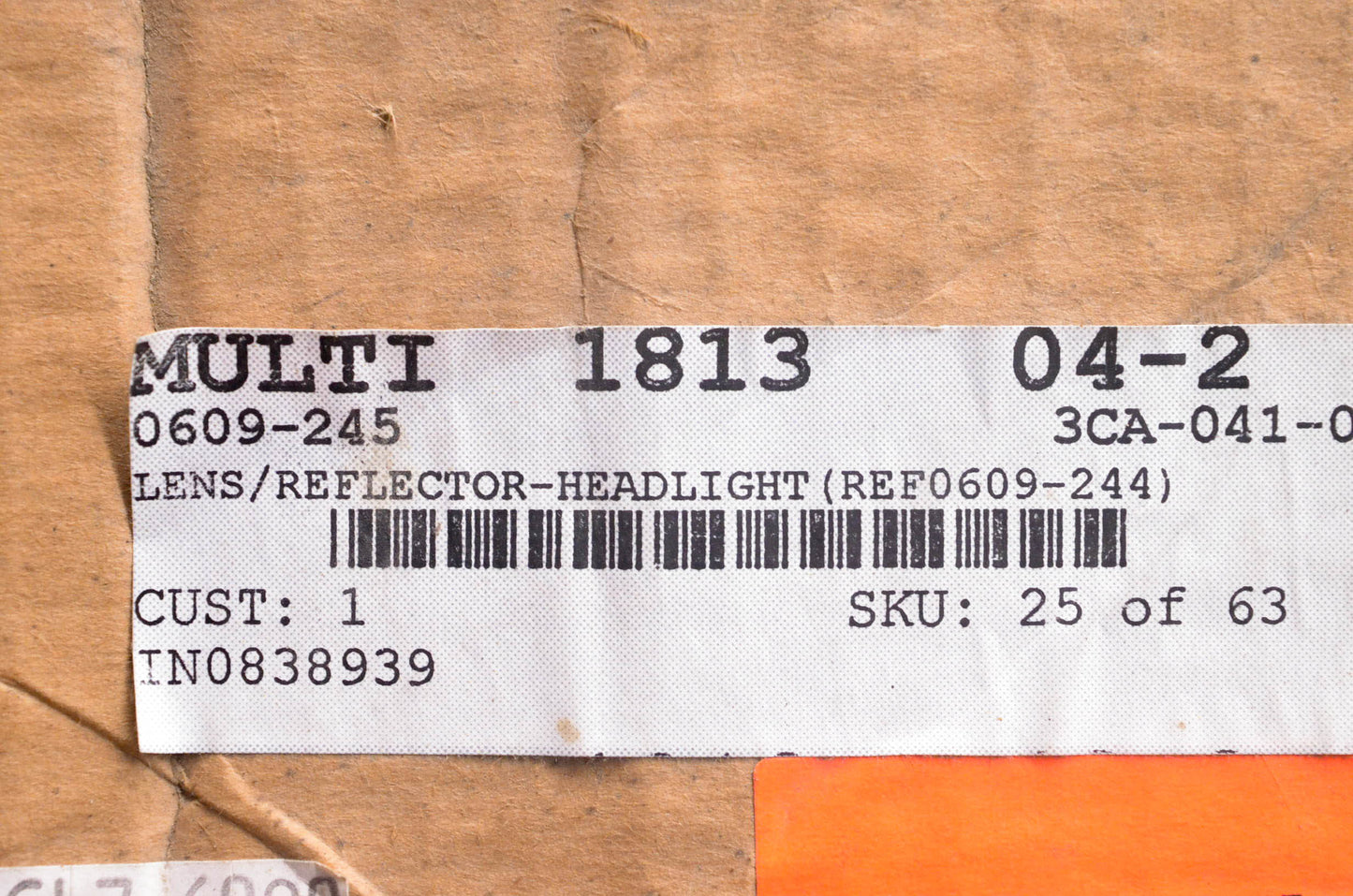New OEM Arctic Cat 0609-245 Headlight Reflector Lens NOS