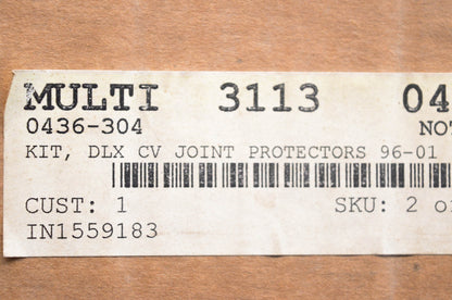 New OEM Arctic Cat 0436-304, 0436-253 Deluxe CV Joint Protector Kit NOS