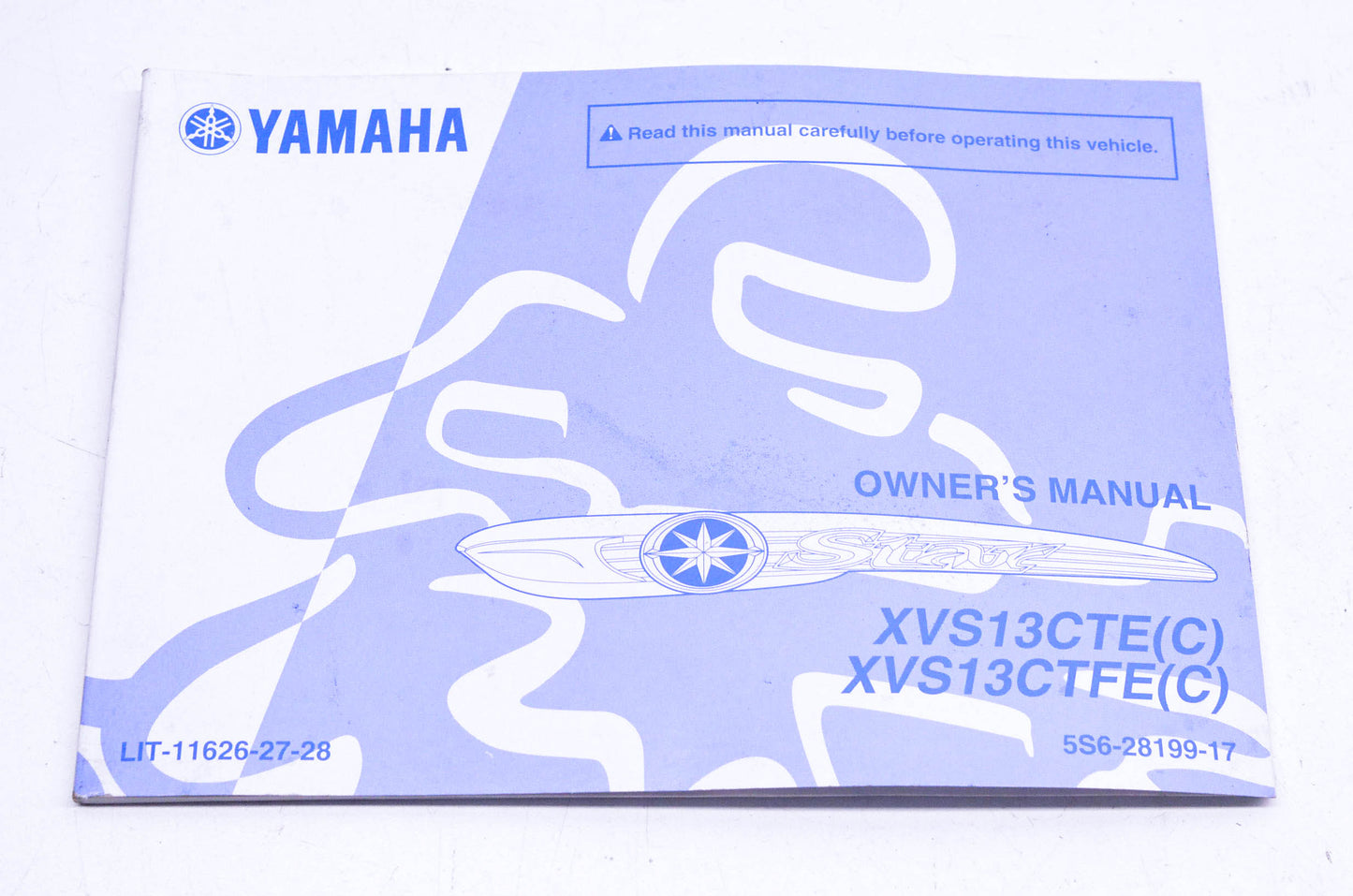 OEM Yamaha LIT-11626-27-28 XVS13CTE Owner's Manual