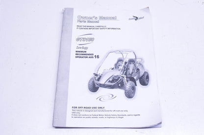 Hammerhead Off-Road GTS150 Dune Buggy Owner's Manual