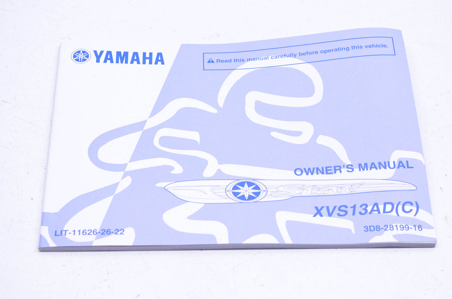 New OEM Yamaha LIT-11626-26-22 XVS13ADc Owner's Manual NOS