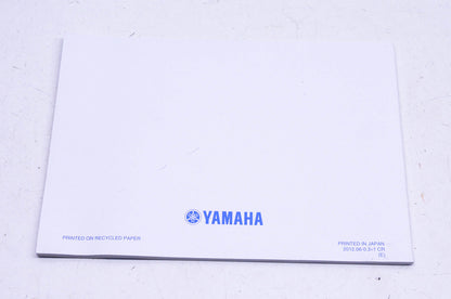 New OEM Yamaha LIT-11626-26-22 XVS13ADc Owner's Manual NOS