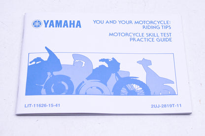New OEM Yamaha LIT-11626-15-41 Motorcycle Tips & Practice Guide NOS