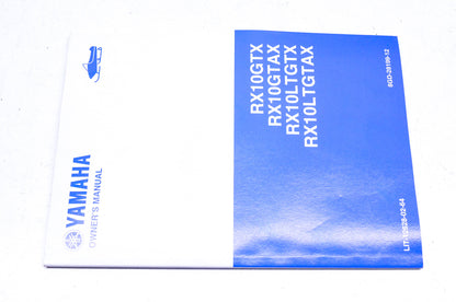New OEM Yamaha LIT-12628-02-64 2008 RX10 Owner's Manual Kit NOS