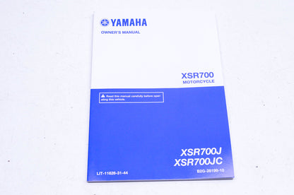 New OEM Yamaha LIT-11626-31-44 2018 XSR700 Owner's Manual NOS