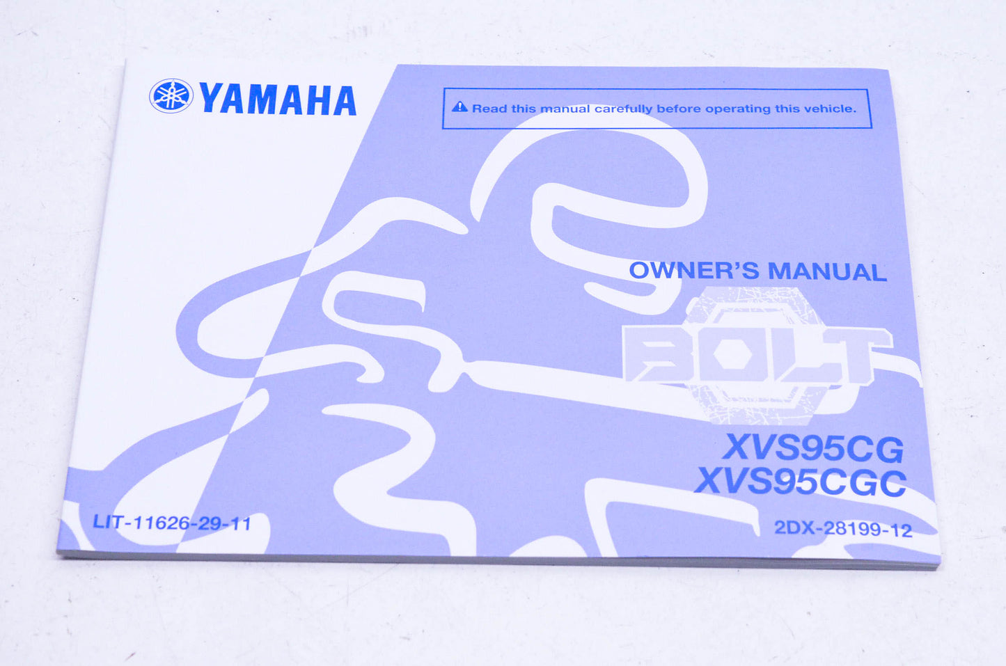 New OEM Yamaha LIT-11626-29-11 2016 XVS95CG/C Owner's Manual NOS