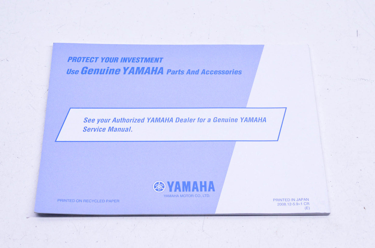 New OEM Yamaha LIT-11626-22-78 YZFR1Yc Owner's Manual NOS