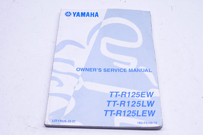 New OEM Yamaha LIT-11626-20-01 TT-R125 Owner's Service Manual NOS