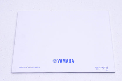 New OEM Yamaha LIT-11626-30-56 2012 FZ-07 Owner's Manual NOS