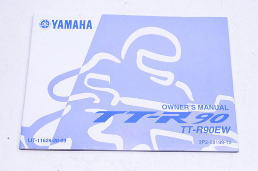 New OEM Yamaha LIT-11626-20-09 TT-R90EW Owner's Manual NOS