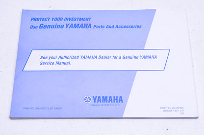 New OEM Yamaha LIT-11626-20-09 TT-R90EW Owner's Manual NOS