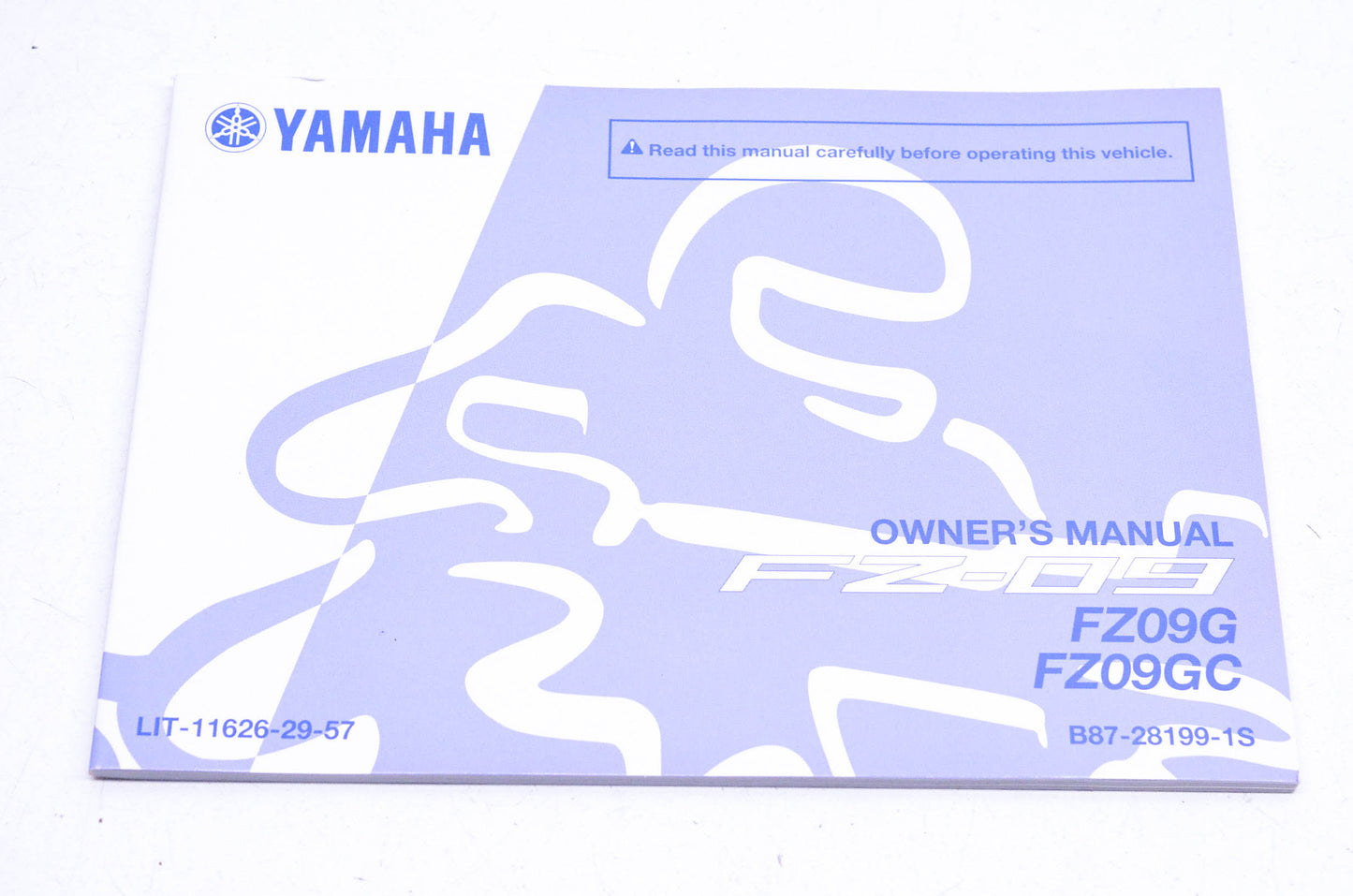 New OEM Yamaha LIT-11626-29-57 2016 FZ-09 Owner's Manual NOS