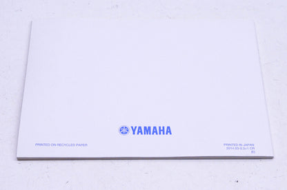 New OEM Yamaha LIT-11626-28-05 2015 Star XVS95 Owner's Manual NOS