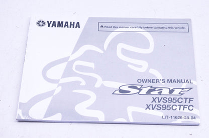 New OEM Yamaha LIT-11626-28-04 2015 Star XVS95CTF/CTFC Owner's Manual NOS
