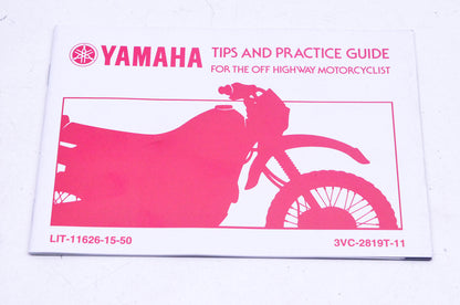 New OEM Yamaha LIT-11626-15-50 Tips And Practice Guide NOS