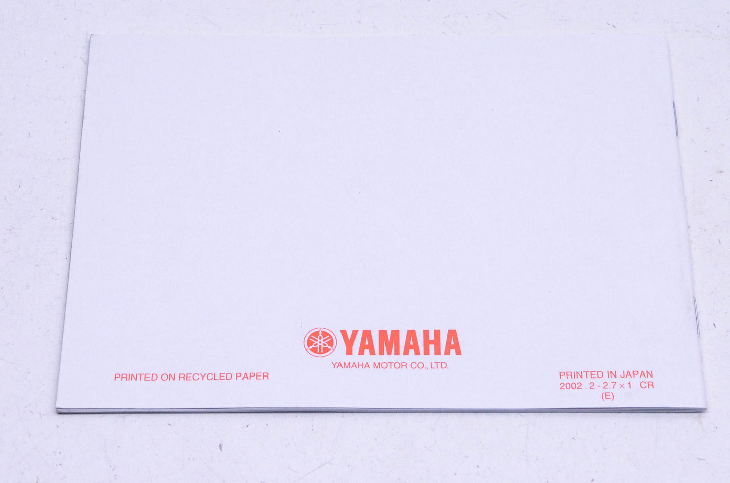 New OEM Yamaha LIT-11626-15-40 Parents Youngster Off Road Motorcycle Manual NOS