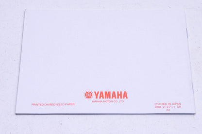 New OEM Yamaha LIT-11626-15-40 Parents Youngster Off Road Motorcycle Manual NOS