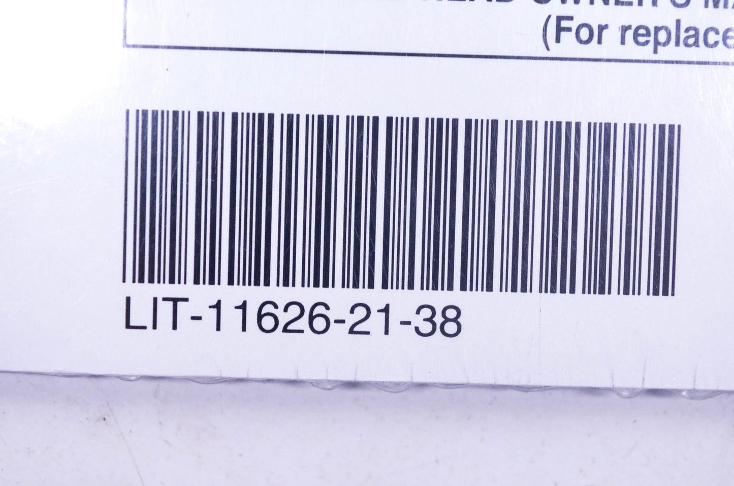 New OEM Yamaha LIT-11626-21-38 YFM50RX Raptor Owner's Manual NOS