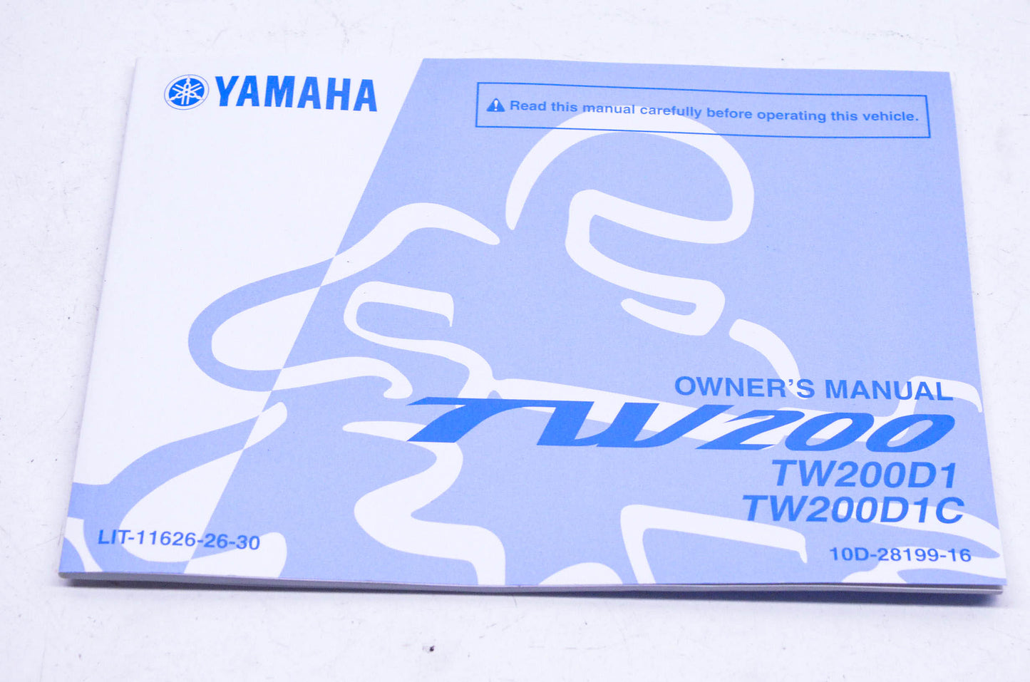 New OEM Yamaha LIT-11626-26-30 TW200 Owner's Manual NOS