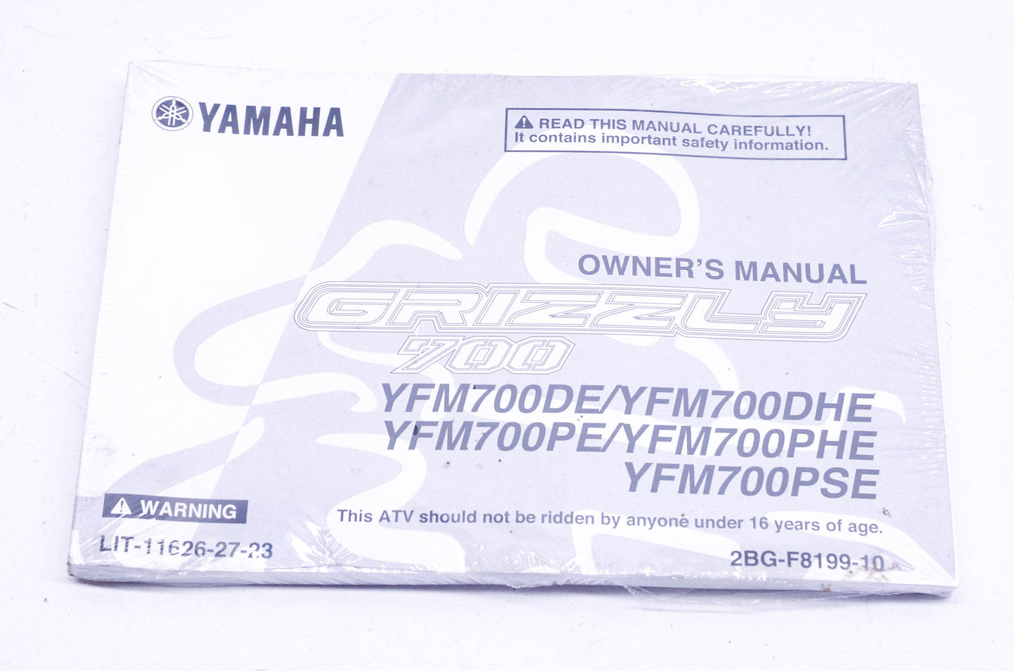 New OEM Yamaha LIT-11626-27-23 Grizzly 700 Owner's Manual NOS