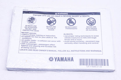 New OEM Yamaha LIT-11626-27-23 Grizzly 700 Owner's Manual NOS