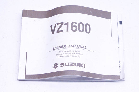 New OEM Suzuki 99011-11AB0-03A VZ1600 Owner's Manual NOS