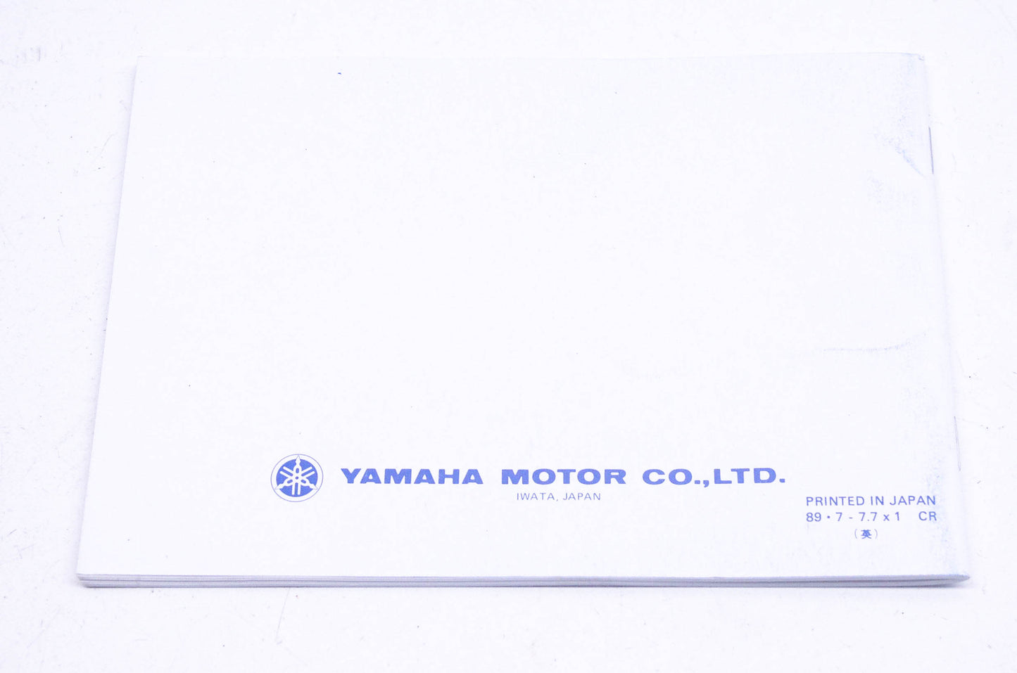 New OEM Yamaha LIT-11626-07-31 Riding Tips & Skill Test Practice Guide NOS