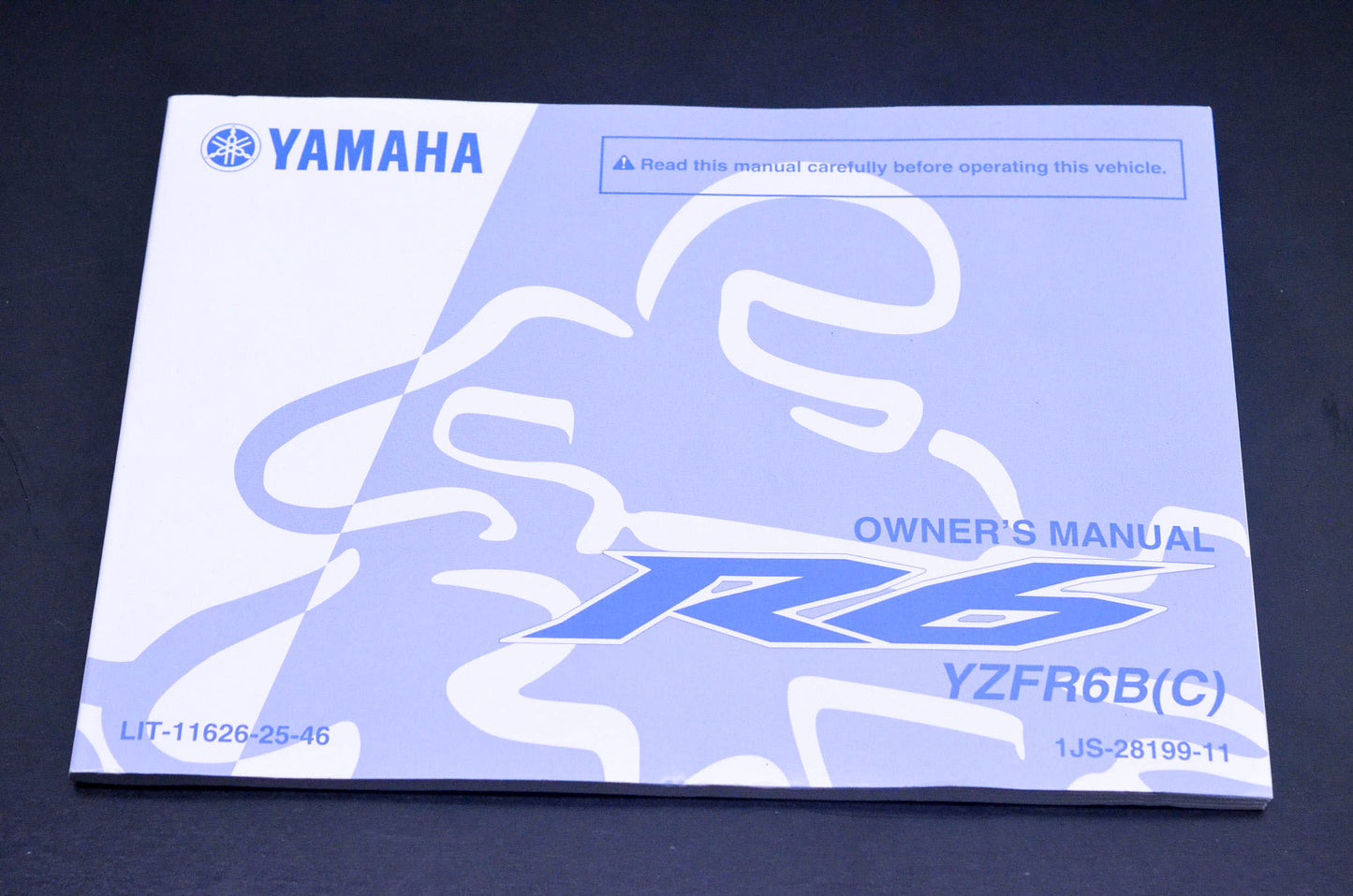 New OEM Yamaha LIT-11626-25-46 R6 YZFR6Bc Owner's Manual NOS