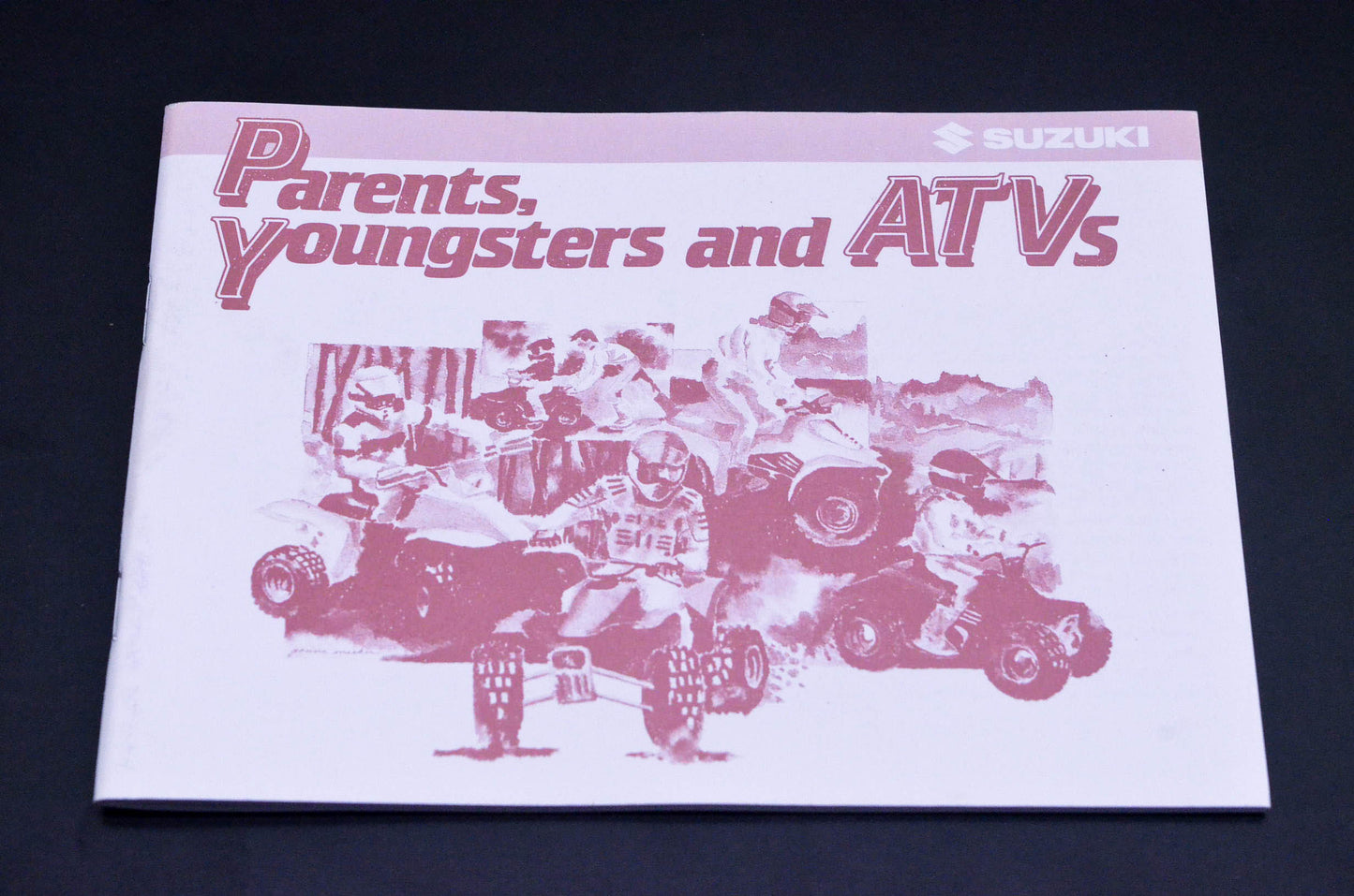 New OEM Suzuki 99014-20621-03A Parents Youngster Off Road Motorcycle Manual NOS