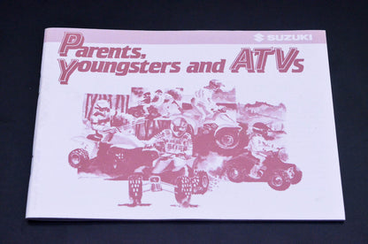 New OEM Suzuki 99014-20621-03A Parents Youngster Off Road Motorcycle Manual NOS