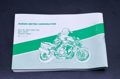 New OEM Suzuki 99014-20631-03A Motorcycle Riding Tips NOS