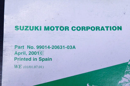 New OEM Suzuki 99014-20631-03A Motorcycle Riding Tips NOS