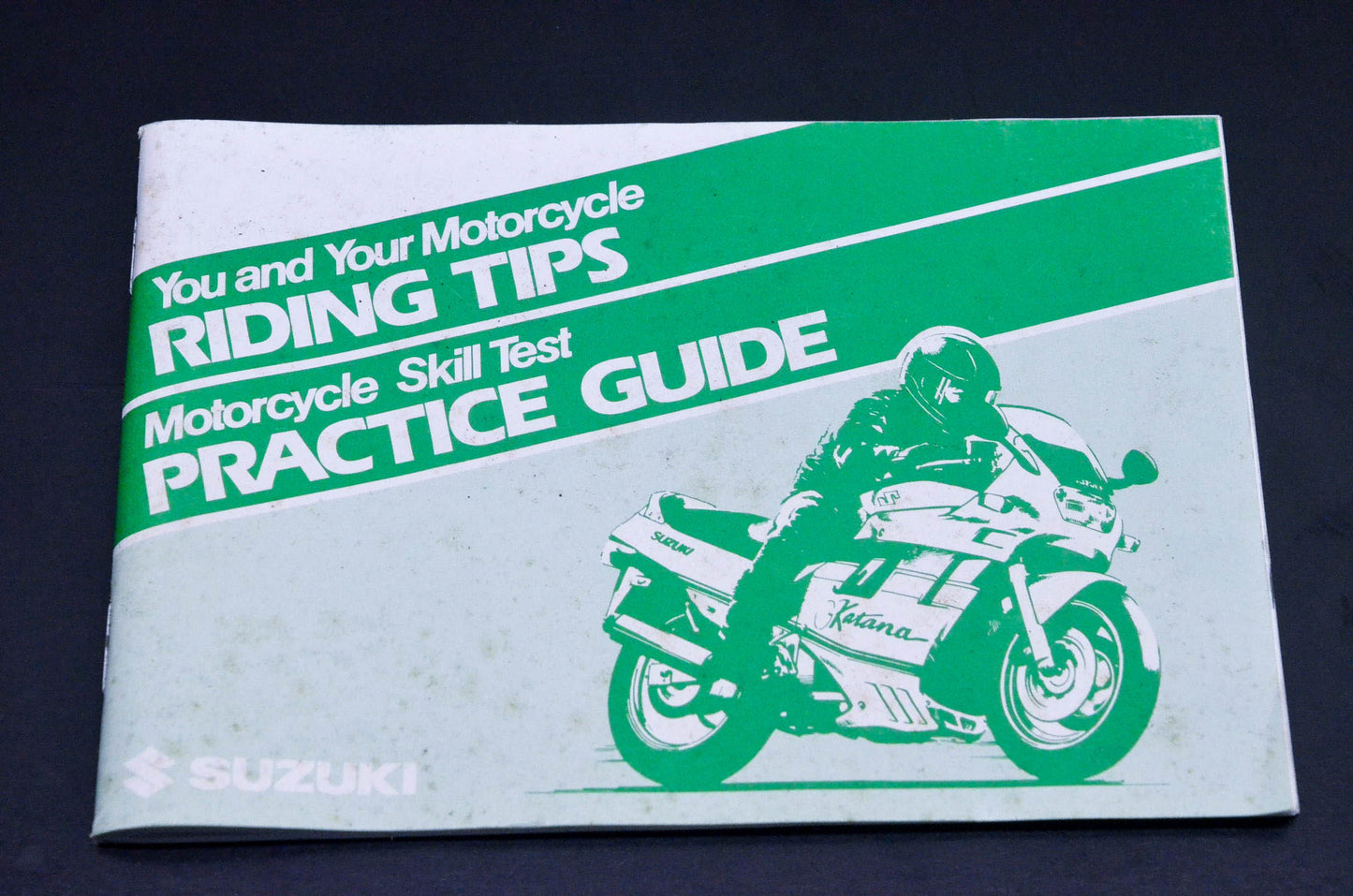 New OEM Suzuki 99014-20630-03A Riding Tips & Skill Test Practice Guide NOS