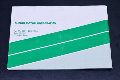 New OEM Suzuki 99014-20630-03A Riding Tips & Skill Test Practice Guide NOS