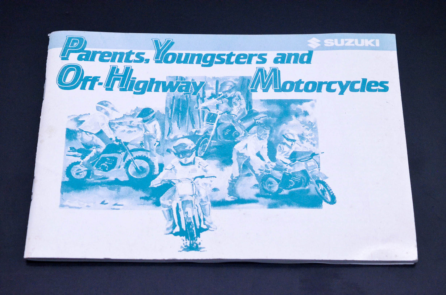 New OEM Suzuki 99014-20650-03A Parents Youngster Off Road Motorcycle Manual NOS