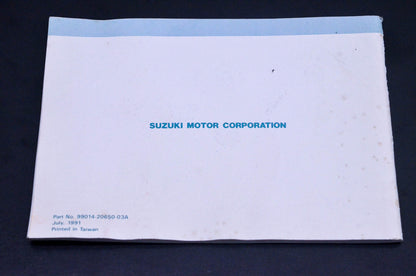 New OEM Suzuki 99014-20650-03A Parents Youngster Off Road Motorcycle Manual NOS