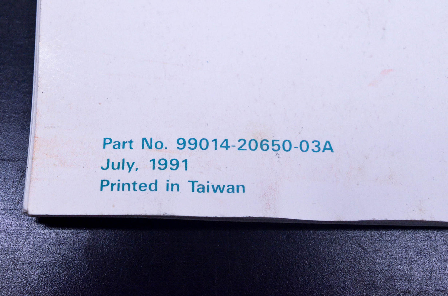 New OEM Suzuki 99014-20650-03A Parents Youngster Off Road Motorcycle Manual NOS