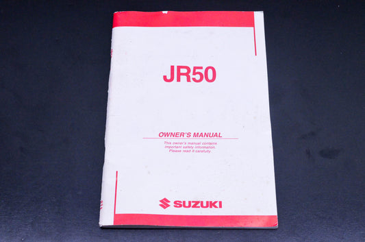 New OEM Suzuki 99011-04491-03A 2004 JR50 Owner's Manual NOS