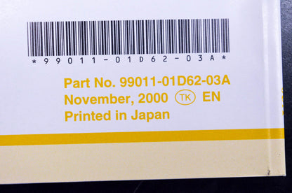 New OEM Suzuki 99011-01D62-03A GS500 Owner's Manual NOS