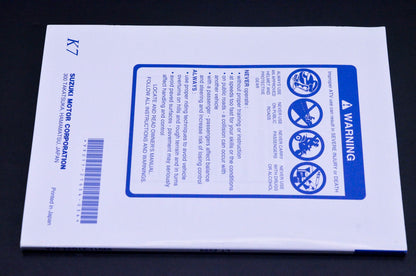 New OEM Suzuki 99011-21G54-03A LT-Z250 Owner's Manual NOS